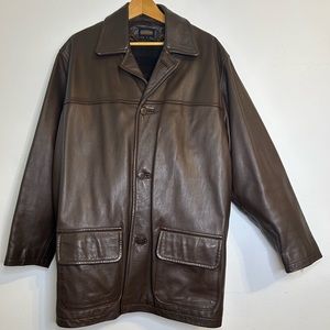 Men’s Coach leather jacket